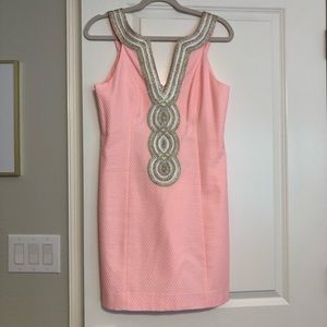 NWT Lilly Pulitzer Paradise Pink Valli Shift Dress Size 6